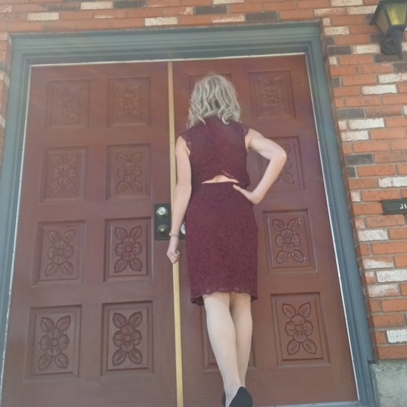 Burgundy H&M dress - Picture 2 of 2